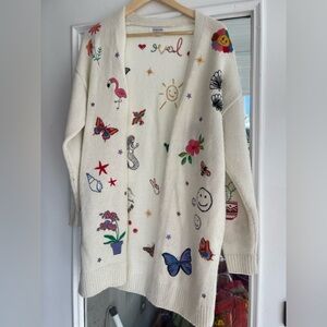 Johnny Was Sabina Long Cardigan